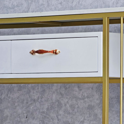 Bàn Console mặt đá chân sắt Juno Sofa CSTCT066 160 x 30 x 100 cm nhiều màu lựa chọn