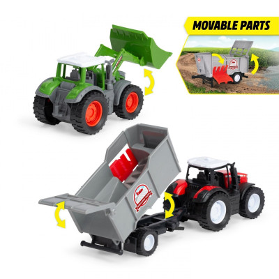 Bộ 2 Đồ Chơi Mô Hình Xe Nông Trại Farm Set - Dickie Toys 203732006