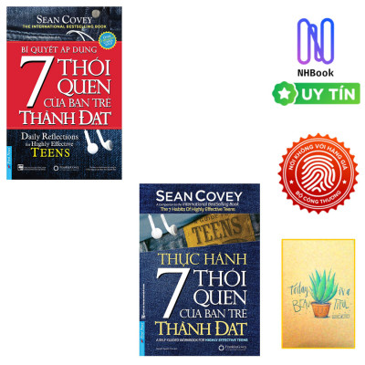 Sách - Combo 7 Thói Quen Của Bạn Trẻ Thành Đạt + Thực Hành 7 Thói Quen Của Bạn Trẻ Thành Đạt - First News
