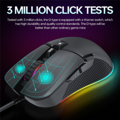 Chuột Gaming T-Wolf G590 Led RGB - Hàng Chính Hãng