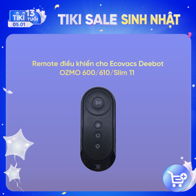 Remote điều khiển robot hút bụi Ecovacs OZMO ( slim 11/ 600 / 610 / U2 PRO ) - Hàng Chính Hãng