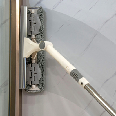 Cây Lau Kính Lau Tường.Chổi Lau Nhà 2 in 1 Thông Minh Cán Dài ( Tặng Bình Phun Sương 500ml) 