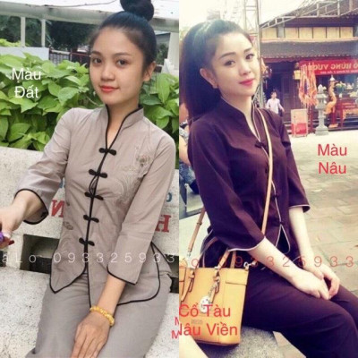 ĐỒ LAM ĐI CHÙA Sẩm Tàu Trang Nhã
