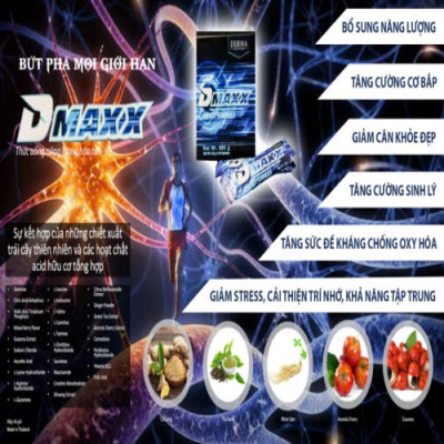 DMAXX thức uống bổ sung vitamin năng lượng có đường DAMODE 57 gói màu xanh mỗi gói 22gr