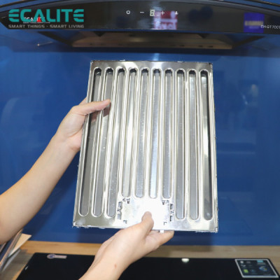 Máy Hút Mùi Áp Tường Ecalite EH-GT700T (Ngang 70cm) - Công Suất Hút Mạnh 750 m3/h - Điều Khiển Cảm Ứng - Hàng Chính hãng