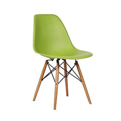 Ghế Nhựa Chân Gỗ Eames