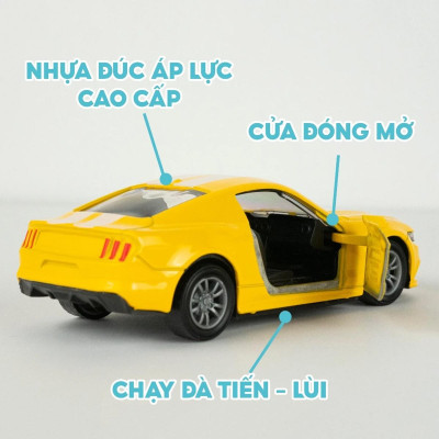 Đồ Chơi Mô Hình Xe Taxi Chạy Trớn - Toys&Joys 53224 - Màu Vàng