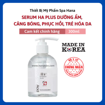 [KHUYẾN MÃI] Serum HA Plus Dưỡng Ẩm Căng Bóng Giảm Nếp Nhăn Hyaluronic Acid AWAKETHECELL 300ml
