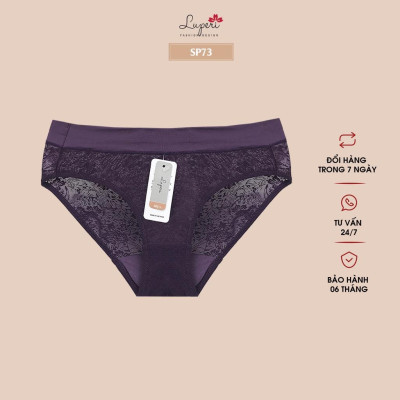 Quần Lót Nữ Lụa Cạp Cao LUPERI LU3QL73 Mềm Mịn, Co Giãn, Không Lằn Mông, Kháng Khuẩn, Khử Mùi Rất Tốt