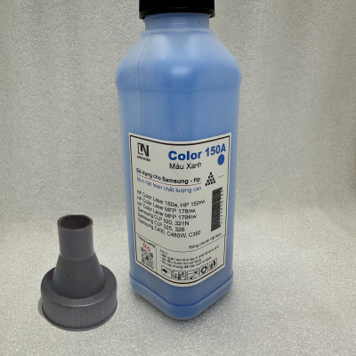 Mực nạp LN 150A BK, C, Y, M + Chíp và Phễu dùng cho Máy in Hp 150nw/ 178nw/ 179fnw trọng lượng 50g - Hàng chính hãng