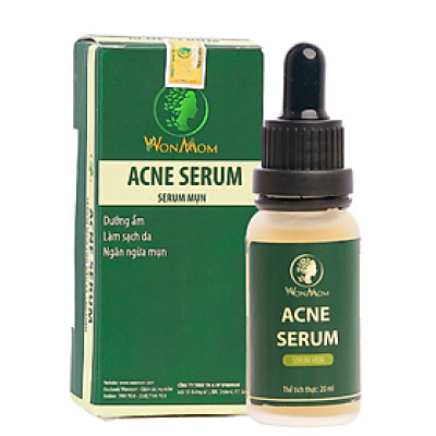 Acne serum đánh bay mụn, sạch thâm sẹo, dưỡng trắng da Wonmom 20ml