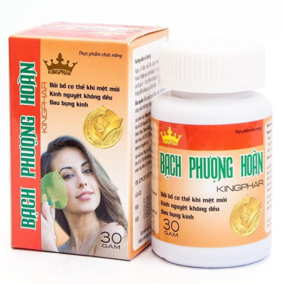 Bạch phượng hoàng Kingphar - Hộp 40 Viên - Bổ Khí Dưỡng Huyết, Kinh Nguyệt Không Đều , Đau Bụng Kinh