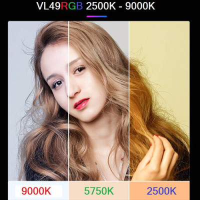 Đèn hỗ trợ quay phim chụp ảnh ULANZI VL49 RGB - Hàng nhập khẩu