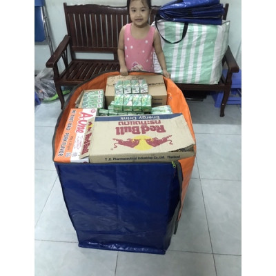 Túi Đựng Quần Áo Giỏ Đựng Đồ Chăn Mền Chống Thấm Nước Hoa Văn Đẹp Chất Liệu Bạt Dày Dặn Có Lựa Chọn Mẫu Sọt