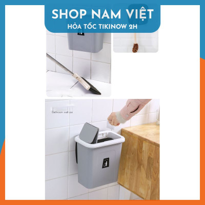 Thùng Rác Treo Cửa Tủ Có Nắp Đậy