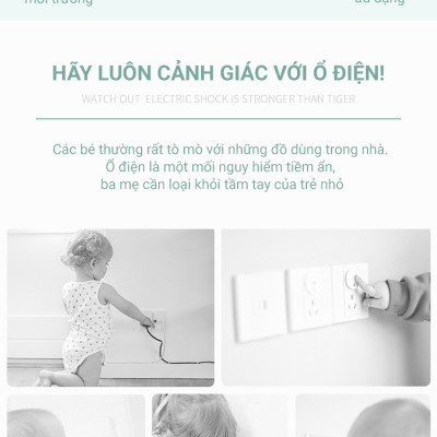 Nút Bịt Ổ Điện 2 Chạc 3 Chạc KUNBE Cao Cấp Dày Dặn Loại Họa Tiết Trơn Có Quai Cầm Ẩn