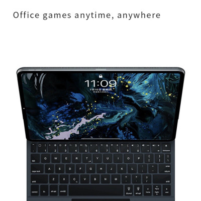 Bao bàn phím Wiwu Magic Keyboard MK109 cho Ipad 10.9", 11", 12.9" có cảm ứng nguồn hiển thị pin thời gian thực, tích hợp nam châm - Hàng chính hãng