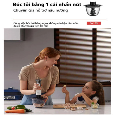 Máy xay sinh tố cầm tay 4 trong 1 Morphy Richards MR6006, công suất 600W, tích hợp 8 tốc độ quay cùng chế độ Turbo, dung tích cối chứa 500ml- Hàng chính hãng