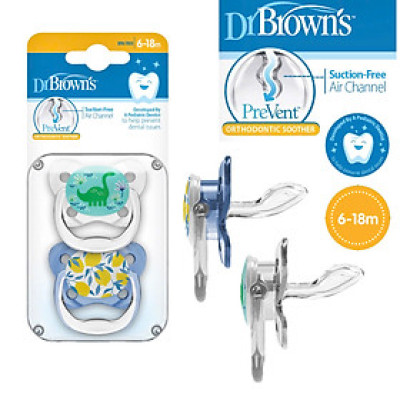 [ PV22402-GBX ] Bộ 2 ty ngậm hỗ trợ chống đột tử/chỉnh nha/chống vẩu Dr.Brown