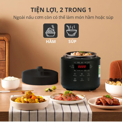 Nồi áp suất Mishio MK303 2.5L - Hàng chính hãng
