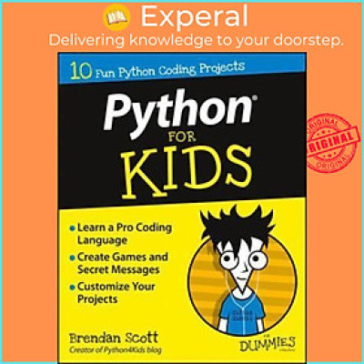 Sách - Python For Kids For Dummies by Brendan Scott (US edition, paperback)