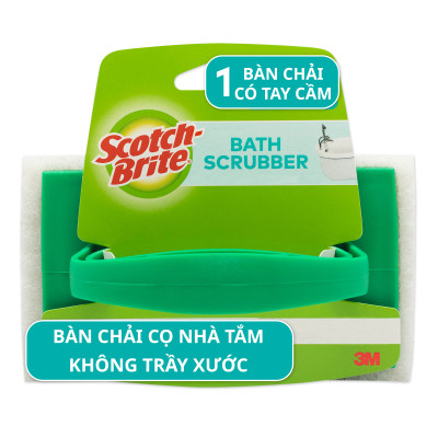 Bàn chải chà sàn nhà tắm bằng cước siêu sạch Scotch Brite 3M - Đa năng, tay cầm nhựa cao cấp, dễ dàng thay thế lớp cước, không gây trầy xước 5300