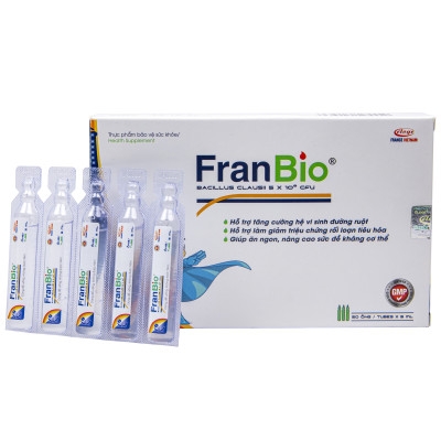 FRANBIO - NĂNG ĐỘNG - Bổ sung men vi sinh phòng ngừa rối loạn tiêu hóa