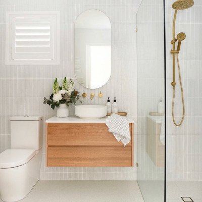 Gương soi Kibath 2 đầu bo tròn KB-225