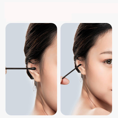 Sản phẩm dụng cụ trang điểm làm đẹp _ Combo hộp 200c tăm bông ráy tai lớn cao cấp với 2 đầu tăm thiết kế hình dáng khác nhau làm sạch sâu bên trong , an toàn và tiện lợi