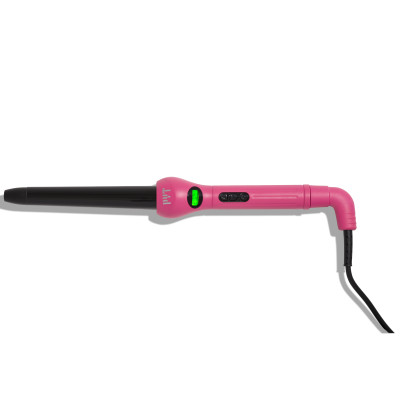 Máy Uốn Màn Hình LCD + Lõi Sứ Phủ Tourmaline PYT Digital Curling Wand Size 25/18mm - Màu Hồng - Nhiệt Hồng Ngoại Xa