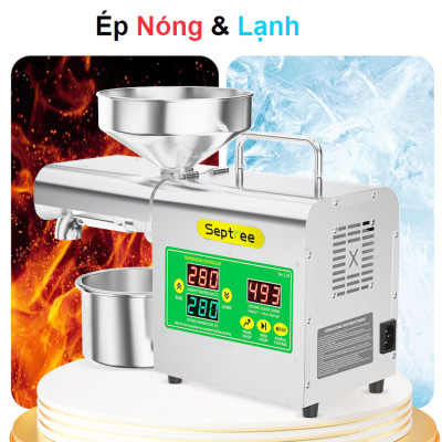 Máy ép dầu ăn thực vật chuyên dụng, dùng trong gia đình. Thương hiệu Mỹ cao cấp Septree - X3S. HÀNG CHÍNH HÃNG