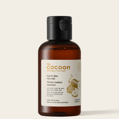 Combo Gel bí đao rửa mặt cocoon 140ml + Cà phê Đắk Lắk sạch da chết cocoon 200ml