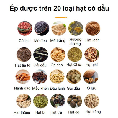 Máy ép dầu thực vật dùng cho gia đình, quán ăn. Thương hiệu Anh Quốc cao cấp Aosida - B03S - HÀNG CHÍNH HÃNG