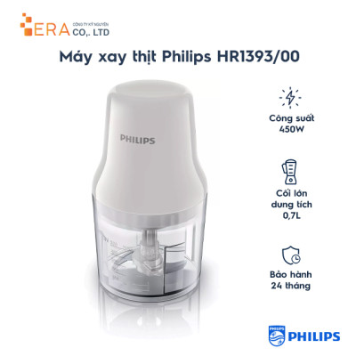 Máy Xay Thịt Philips HR1393 (0.7 Lít) - Hàng chính hãng