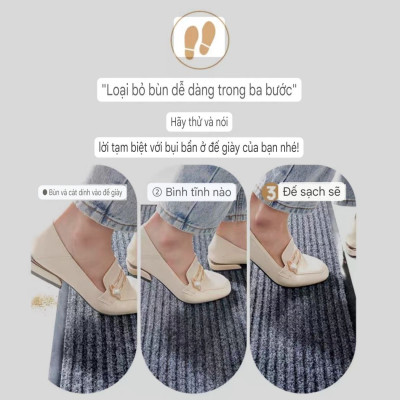 Thảm chùi chân chống trơn trượt lót trước cửa và sảnh lớn 