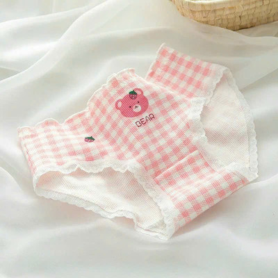 SET 5 QUẦN LÓT GẤU HỒNG SIÊU DỄ THƯƠNG TỪ 40-60KG DÀNH CHO NỮ