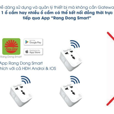 Ổ cắm điều khiển từ xa bằng wifi thông minh 16A OC01WF