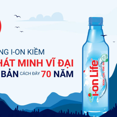 Nước uống ion kiềm thương hiệu ionLife 4.5L thùng 4 chai công nghệ Nhật bản khỏe ruột mát da