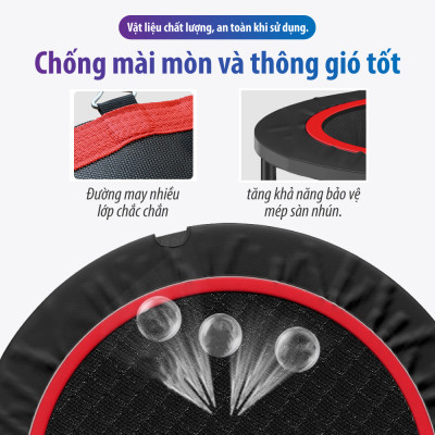 BG Sàn nhún lò xo cao cấp Trampoline 40 - 50 INCH Bật Nhảy Lò Xo Cho Trẻ Vui Chơi Phát Triển Vận Động An Toàn Cho Bé và Người Lớn- Hàng nhập khẩu