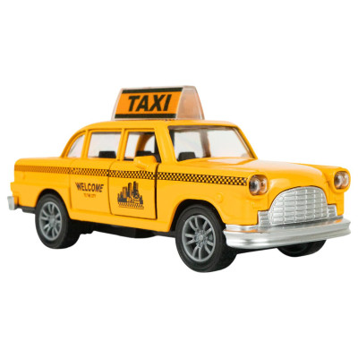 Đồ Chơi Mô Hình Xe Taxi Chạy Trớn - Toys&Joys 53224 - Màu Vàng