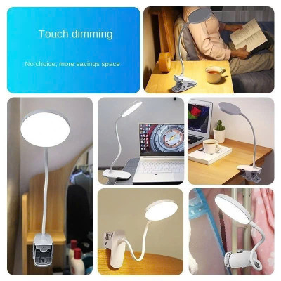 Đèn Học Kẹp Bàn Chống Cận Cho Học Sinh PaKaSa , Đèn Cảm Ứng Kẹp Bàn Xoay 360 Độ - Hàng chính hãng