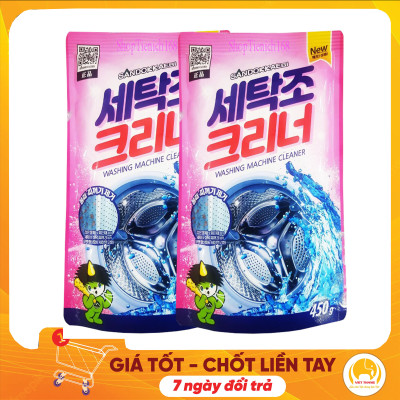 Bột tẩy vệ sinh lồng máy giặt Sandokkaebi 450g Hàn Quốc - hàng chính hãng