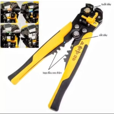 1 CÂY KÌM TUỐT DÂY ĐIỆN BẤM ĐẦU COS CẮT DÂY ĐIỆN ĐA CHỨC NĂNG THUẬN TIỆN CHO MỌI NGƯỜI MẪU MỚI