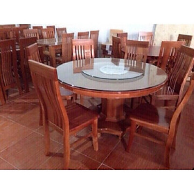 bàn ăn gỗ tự nhiên.