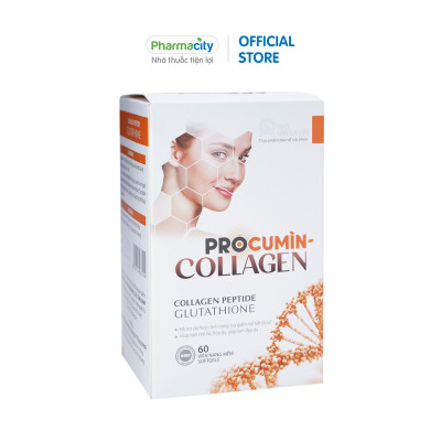 Viên uống đẹp da Procumin – Collagen hạn chế lão hóa da, sạm da, cải thiện nội tiết tố nữ (Hộp 60 viên)