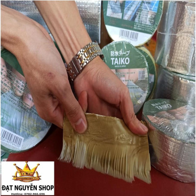 Băng Keo Chống Thấm Dột,Vá Chám Vết Nứt Trần Sàn Nhà Taikomi Japan Băng keo chống thấm TAIKO Nhật Bản chắc chắn, chống thấm dột, dán tường, dán mái tôn, máng xối, lô gia