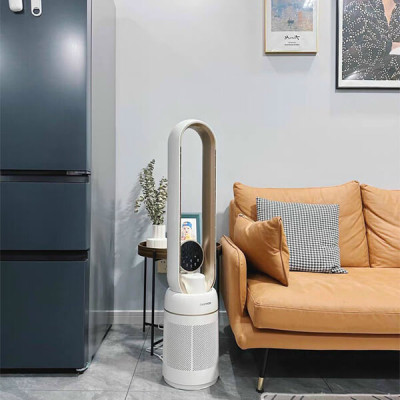 Quạt Không Cánh Tạo Ẩm Deawoo AM06 Thương Hiệu Hàn Quốc Có Hẹn Giờ - Hàng Nhập Khẩu