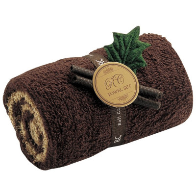 Set 02 khăn cuộn cotton loại nhỏ - Nội địa Nhật Bản - Giao màu ngẫu nhiên