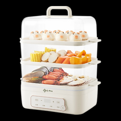 [Hàng chính hãng] Nồi lẩu hấp 3 tầng E-PRO, dung tích 18L, công suất 1200W