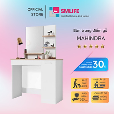 Bàn trang điểm nhỏ gọn cho phòng ngủ SMLIFE Mahindra